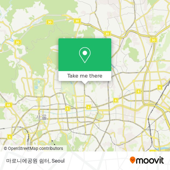 마로니에공원 쉼터 map