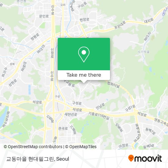 교동마을 현대필그린 map