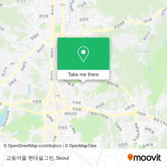 교동마을 현대필그린 map