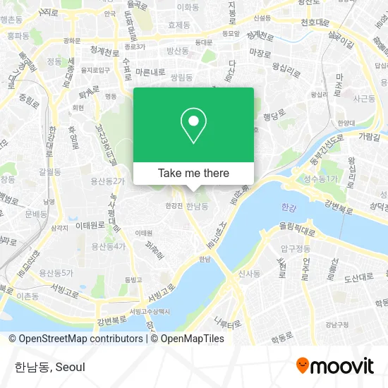 한남동 map