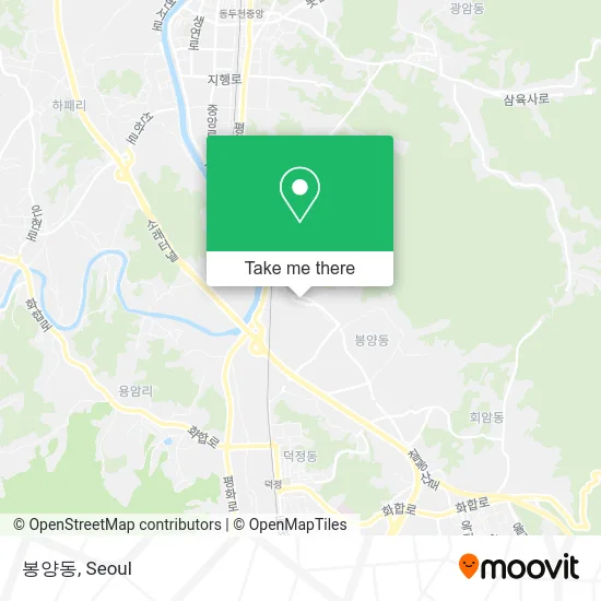봉양동 map