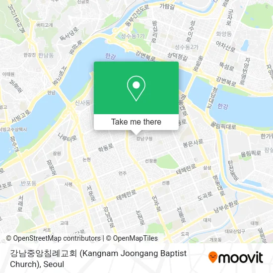 강남중앙침례교회 (Kangnam Joongang Baptist Church) map
