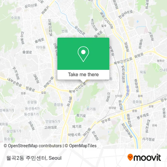 월곡2동 주민센터 map
