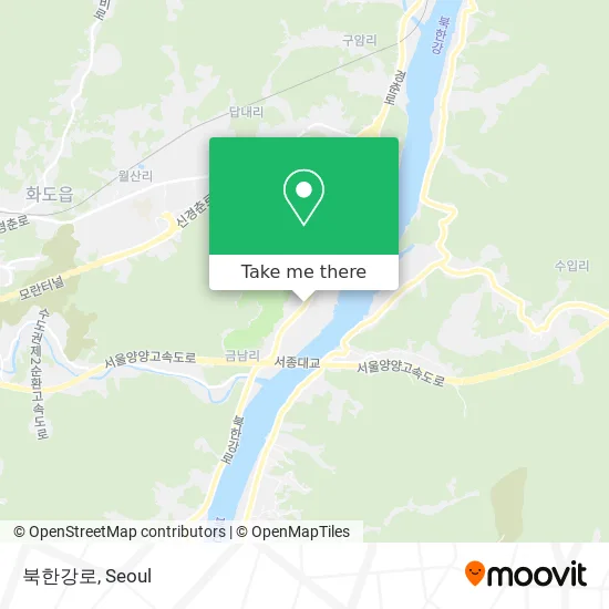북한강로 map