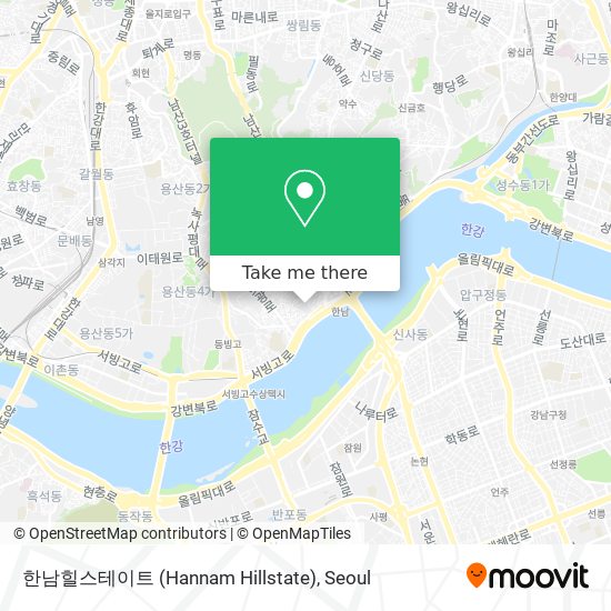 한남힐스테이트 (Hannam Hillstate) map