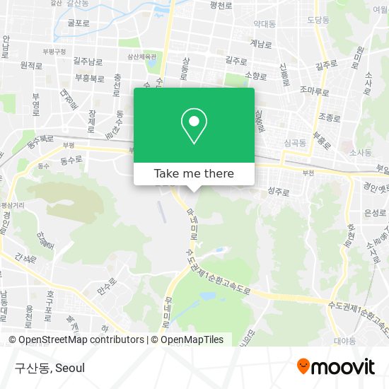 구산동 map