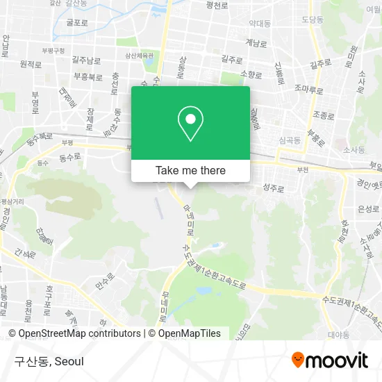 구산동 map