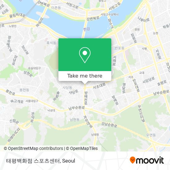 태평백화점 스포츠센터 map