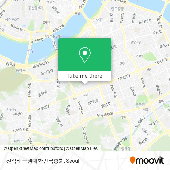진식태극권대한민국총회 map