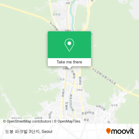 도봉 파크빌 3단지 map