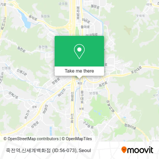 죽전역,신세계백화점 (ID:56-073) map