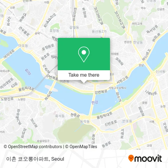 이촌 코오롱아파트 map