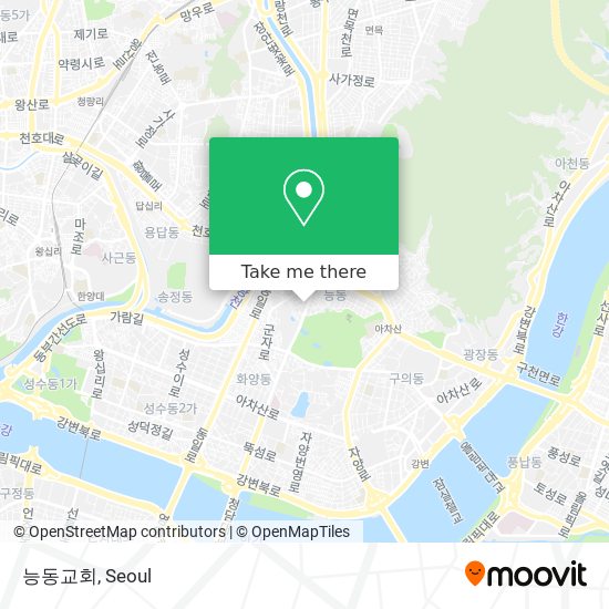 능동교회 map