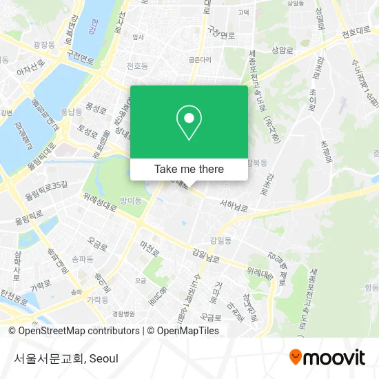 서울서문교회 map