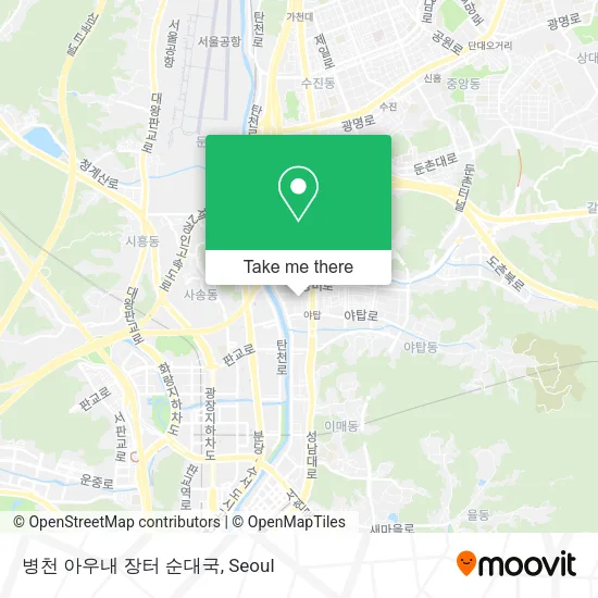 병천 아우내  장터 순대국 map