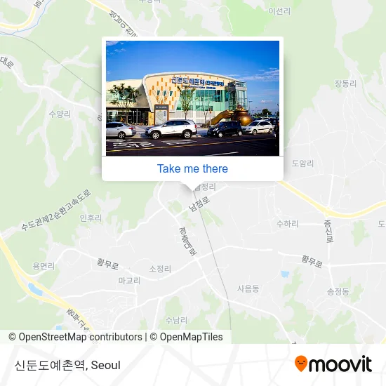신둔도예촌역 map