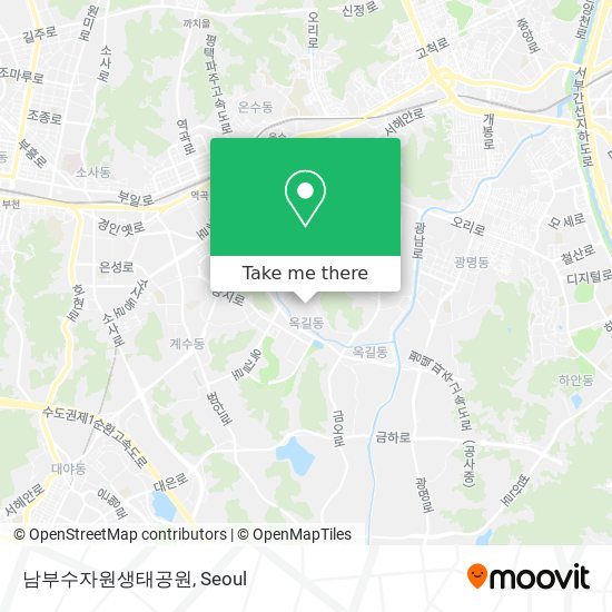 남부수자원생태공원 map