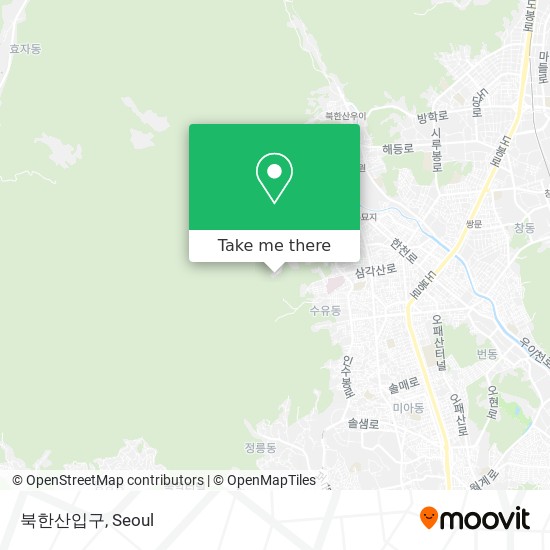 북한산입구 map