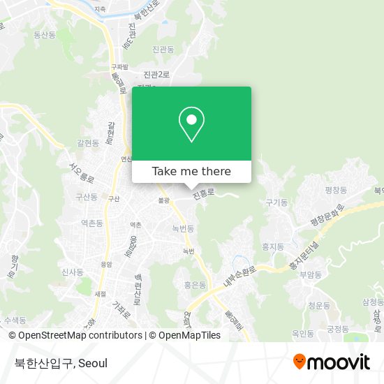 북한산입구 map