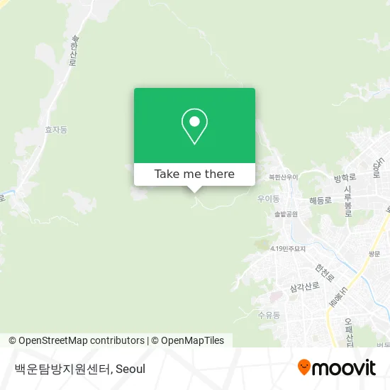 백운탐방지원센터 map