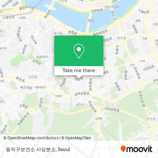 동작구보건소 사당분소 map