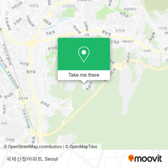 국제산장아파트 map