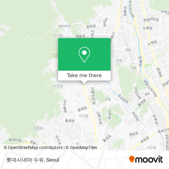 롯데시네마 수유 map