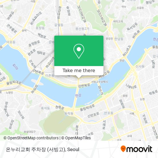 온누리교회 주차장 (서빙고) map