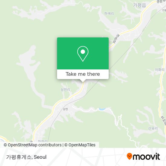 가평휴게소 map