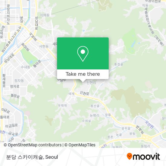 분당 스카이캐슬 map