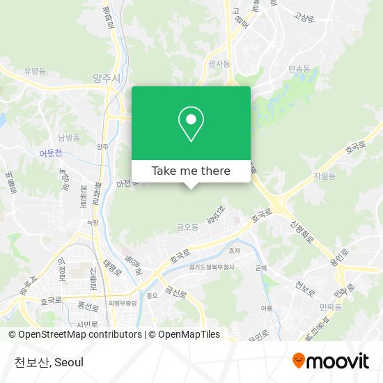 천보산 map