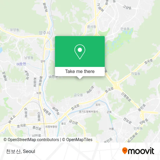 천보산 map