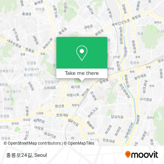 홍릉로24길 map