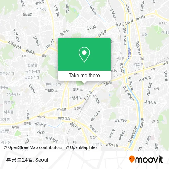 홍릉로24길 map
