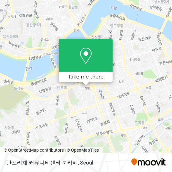 반포리체 커뮤니티센터 북카페 map