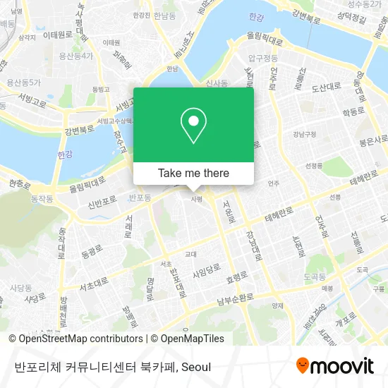 반포리체 커뮤니티센터 북카페 map