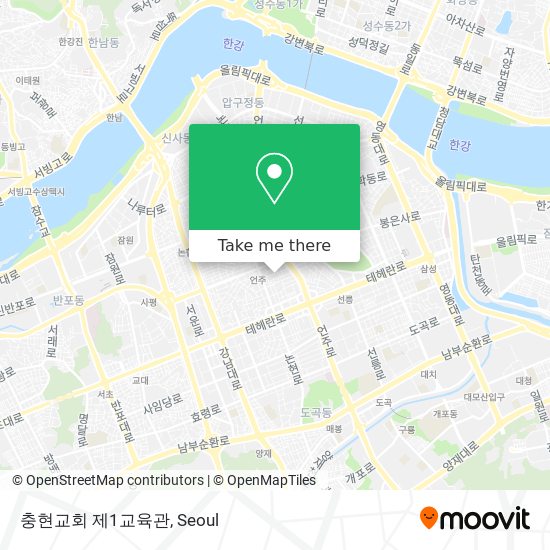충현교회 제1교육관 map