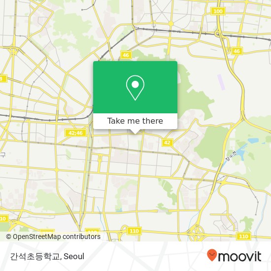 간석초등학교 map