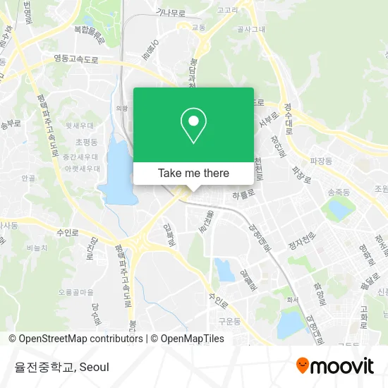 율전중학교 map