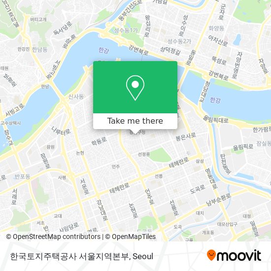 한국토지주택공사 서울지역본부 map