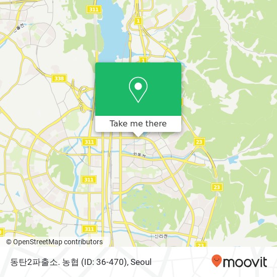 동탄2파출소. 농협 (ID: 36-470) map