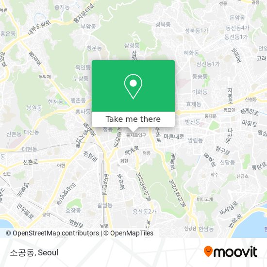 소공동 map