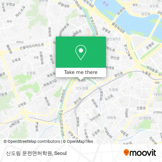 신도림 운전면허학원 map