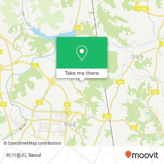 하가등리 map