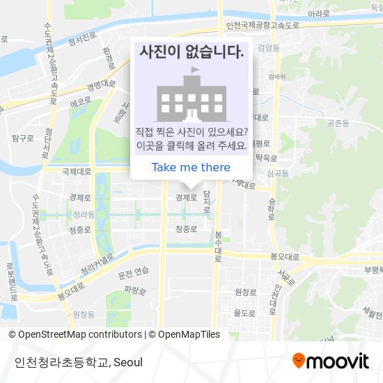 인천청라초등학교 map