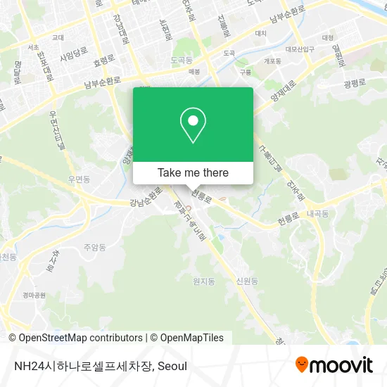 NH24시하나로셀프세차장 map