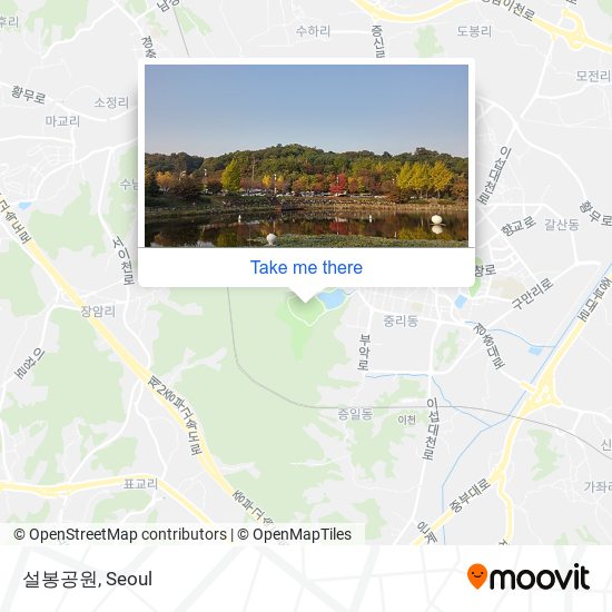 설봉공원 map