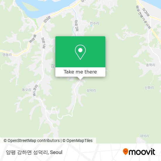 양평 강하면 성덕리 map