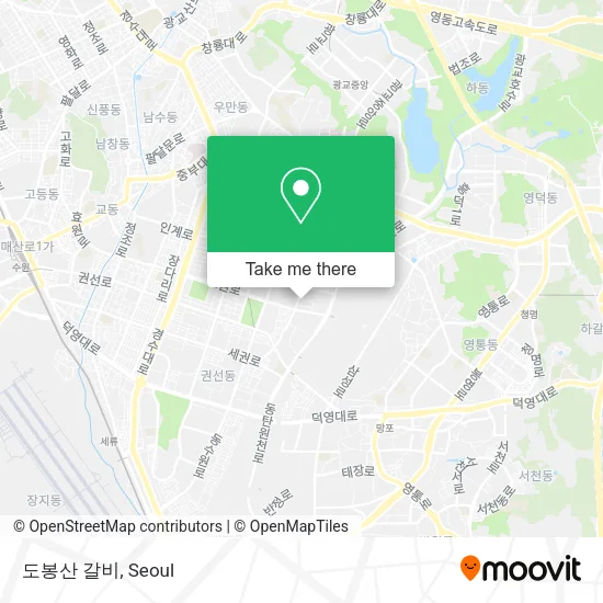 도봉산 갈비 map