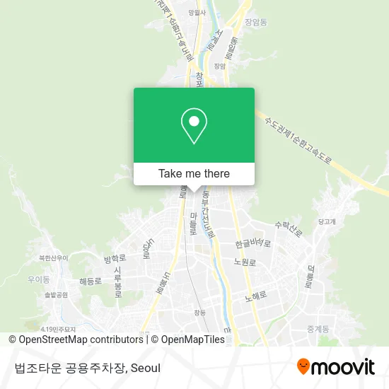 법조타운 공용주차장 map
